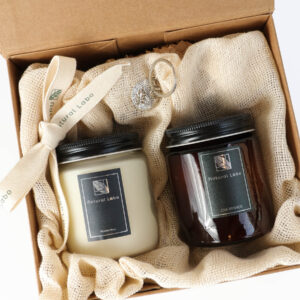 Kit Presente Vela Aromática Lume + Vela de Massagem