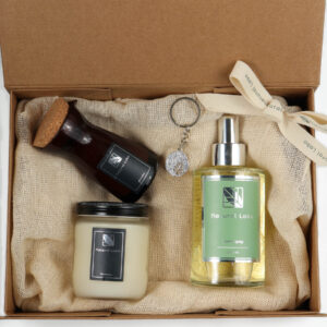 Kit Presente Completo | Vela Aromática + Vela de Massagem + Home Spray