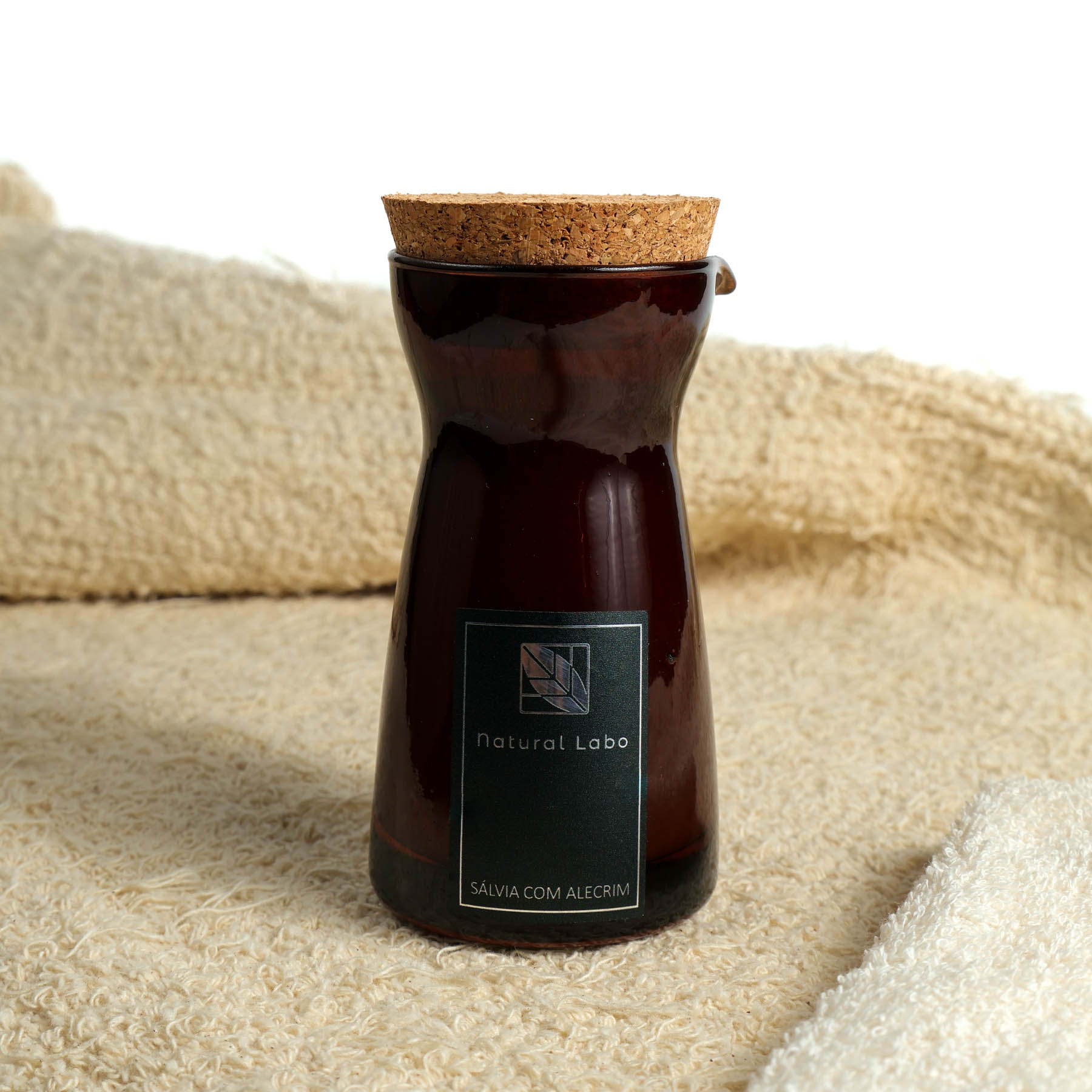 Vela de Massagem Natural Labo Sálvia com Alecrim 75g – Bico Dosador