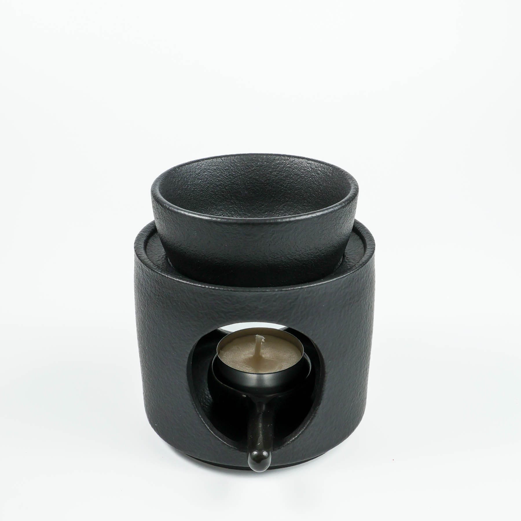 Rechaud Cerâmico para Wax Melt Basalto – Preto Fosco - Imagem 4