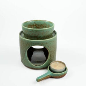 Rechaud Cerâmico para Wax Melt Sálvia – Verde