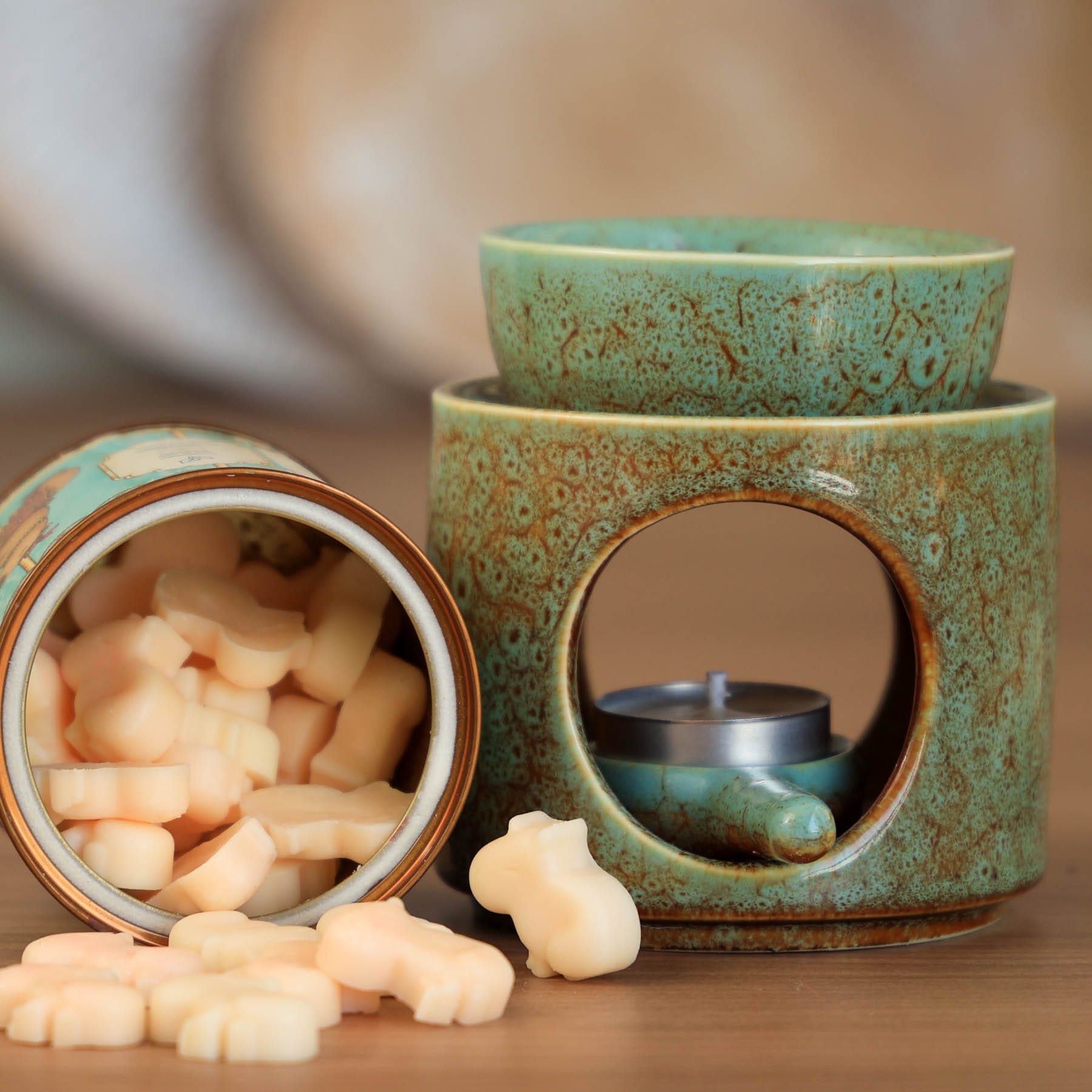 Rechaud Cerâmico para Wax Melt Sálvia – Verde