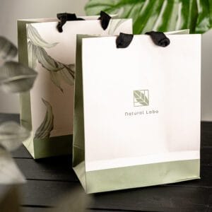 Sacola para Presente Natural Labo