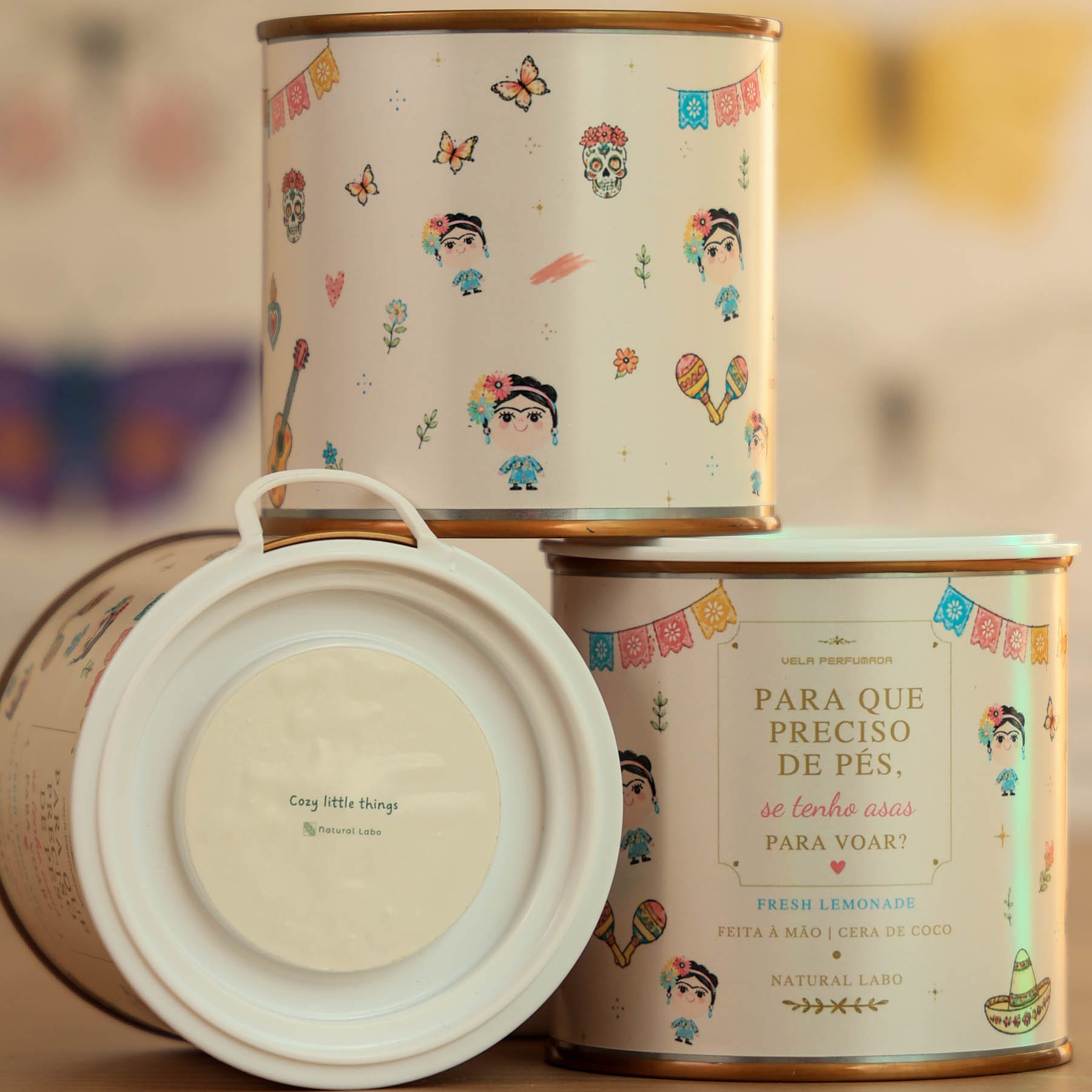 Vela Aromática Fresh Lemonade Frida 200g - Imagem 3