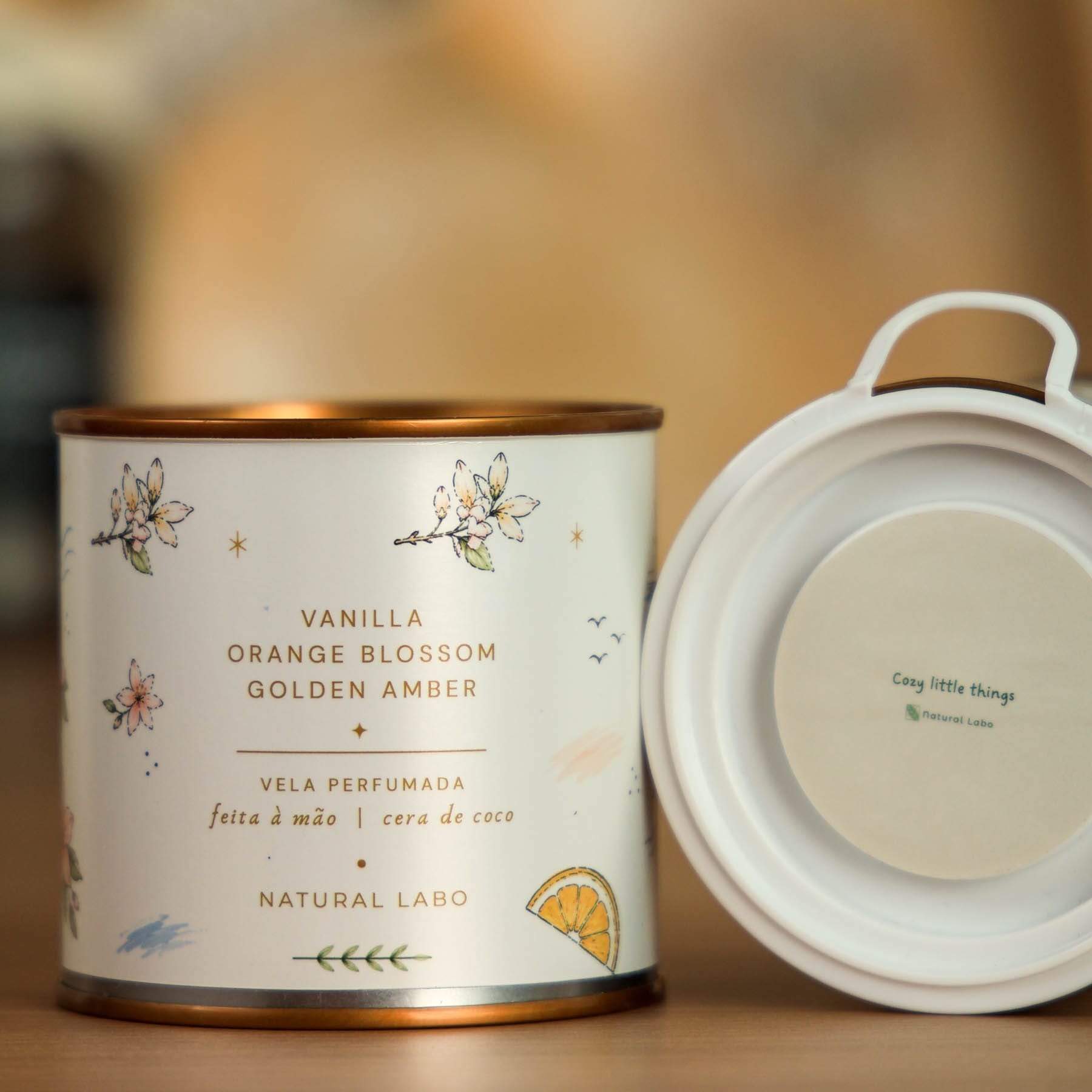 Vela Aromática Orange Blossom 200g - Imagem 3