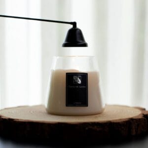 Vela natural de cera de coco, vegana, vela vegetal, fragrância, pavio 100% algodão.